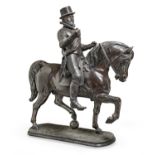 BRONZE EQUESTRIAN STATUE BY ALFRED éMILIEN DE NIEUWERKERKE