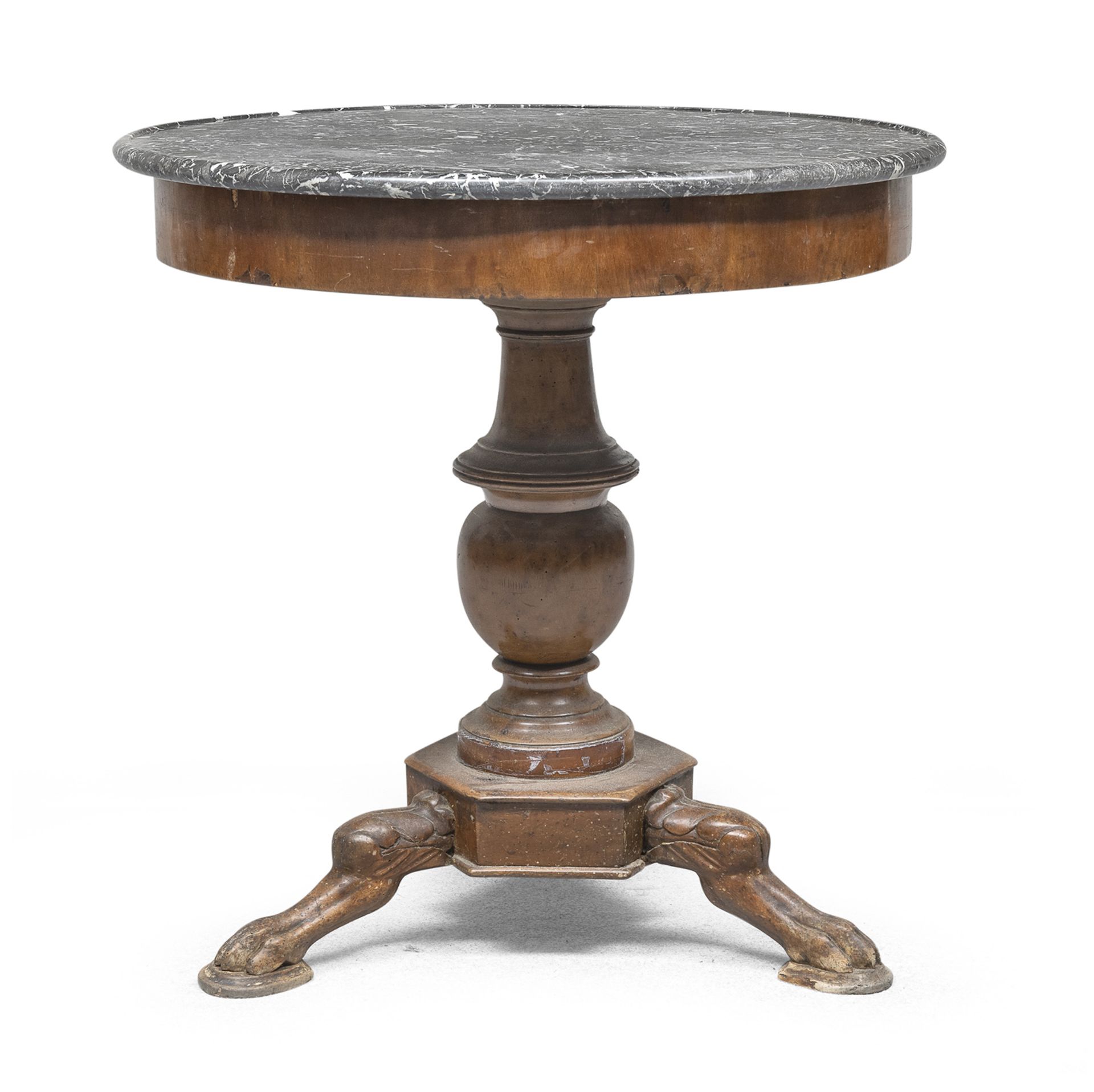 CIRCULAR TABLE IN WALNUT 19TH CENTURY