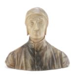 DANTE BUST IN ONYX LATE 19th CENTURY