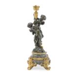 BEAUTIFUL BRONZE CANDLESTICK 19TH CENTURY