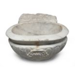 STOUP IN WHITE MARBLE 18th CENTURY