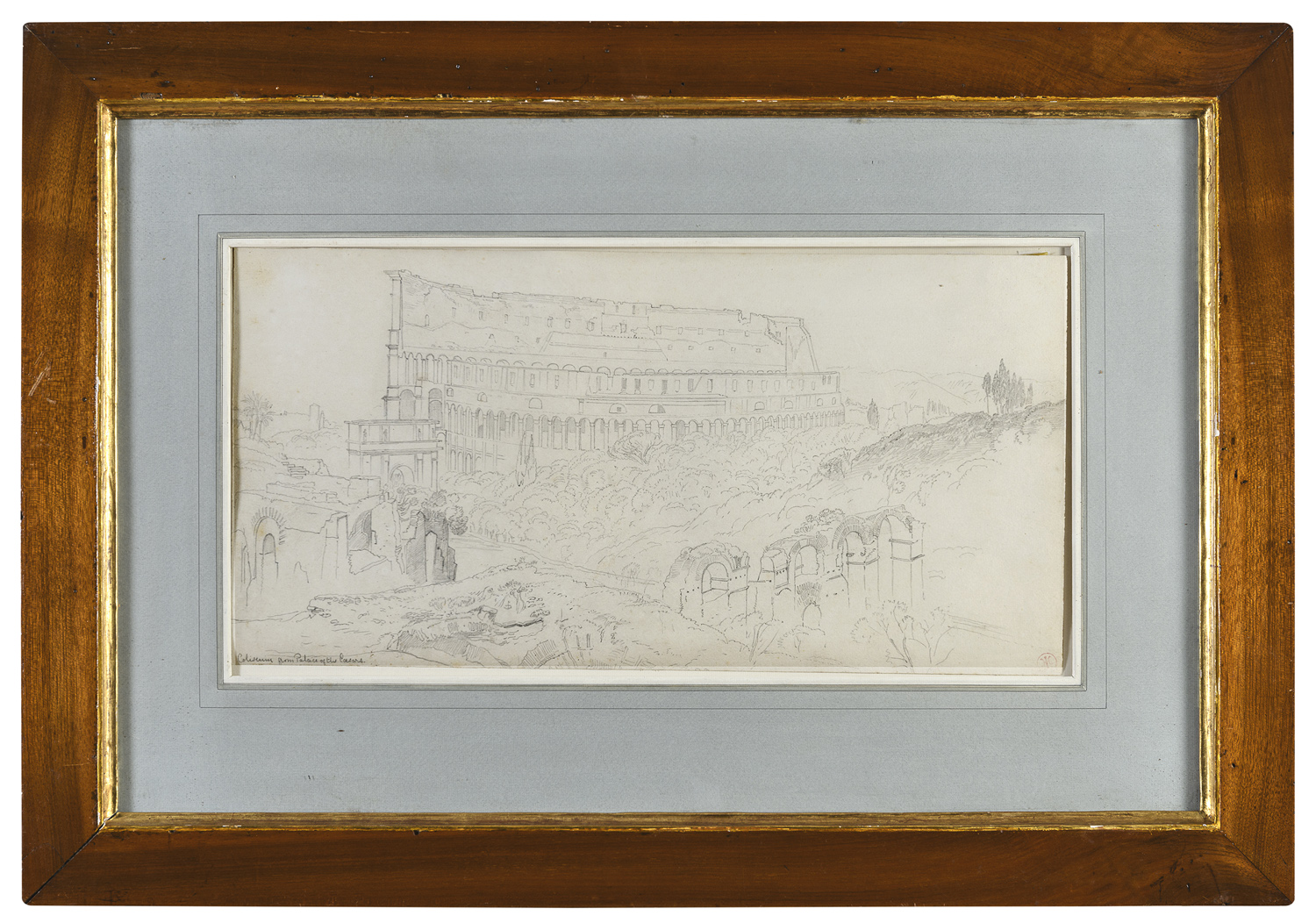 ENGLISH PENCIL DRAWING EARLY 19TH CENTURY