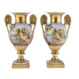 PAIR OF PORCELAIN VASES EARLY 19th CENTURY