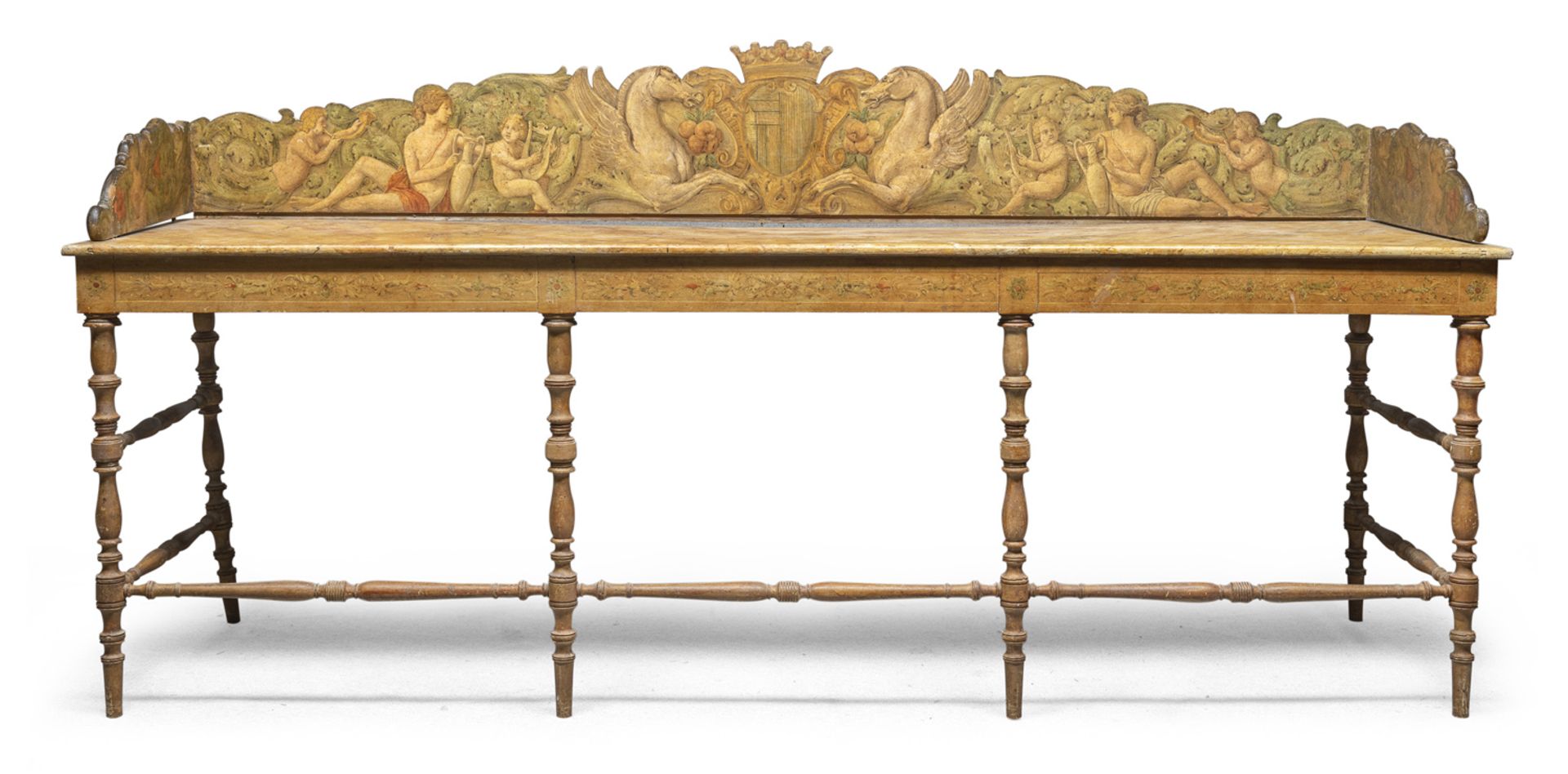 RARE BALLROOM CONSOLE PROBABLY TUSCANY 19th CENTURY