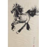 CHINESE SCHOOL 20TH CENTURY. GALLOP HORSE. INK ON PAPER.