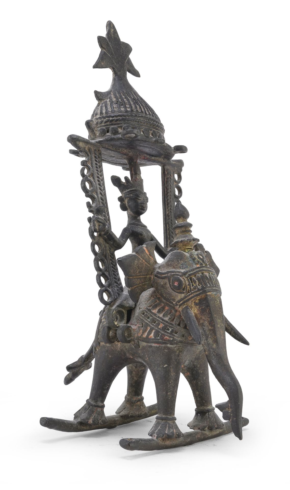 AN INDIAN BRONZE SCULPTURE EARLY 20TH CENTURY - Image 2 of 2