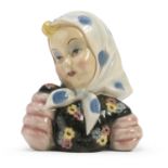 CERAMIC CHILD SCULPTURE 1950s