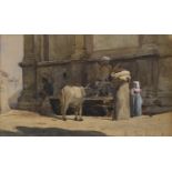 WATERCOLOR BY GERMAN PAINTER ACTIVE IN ROME