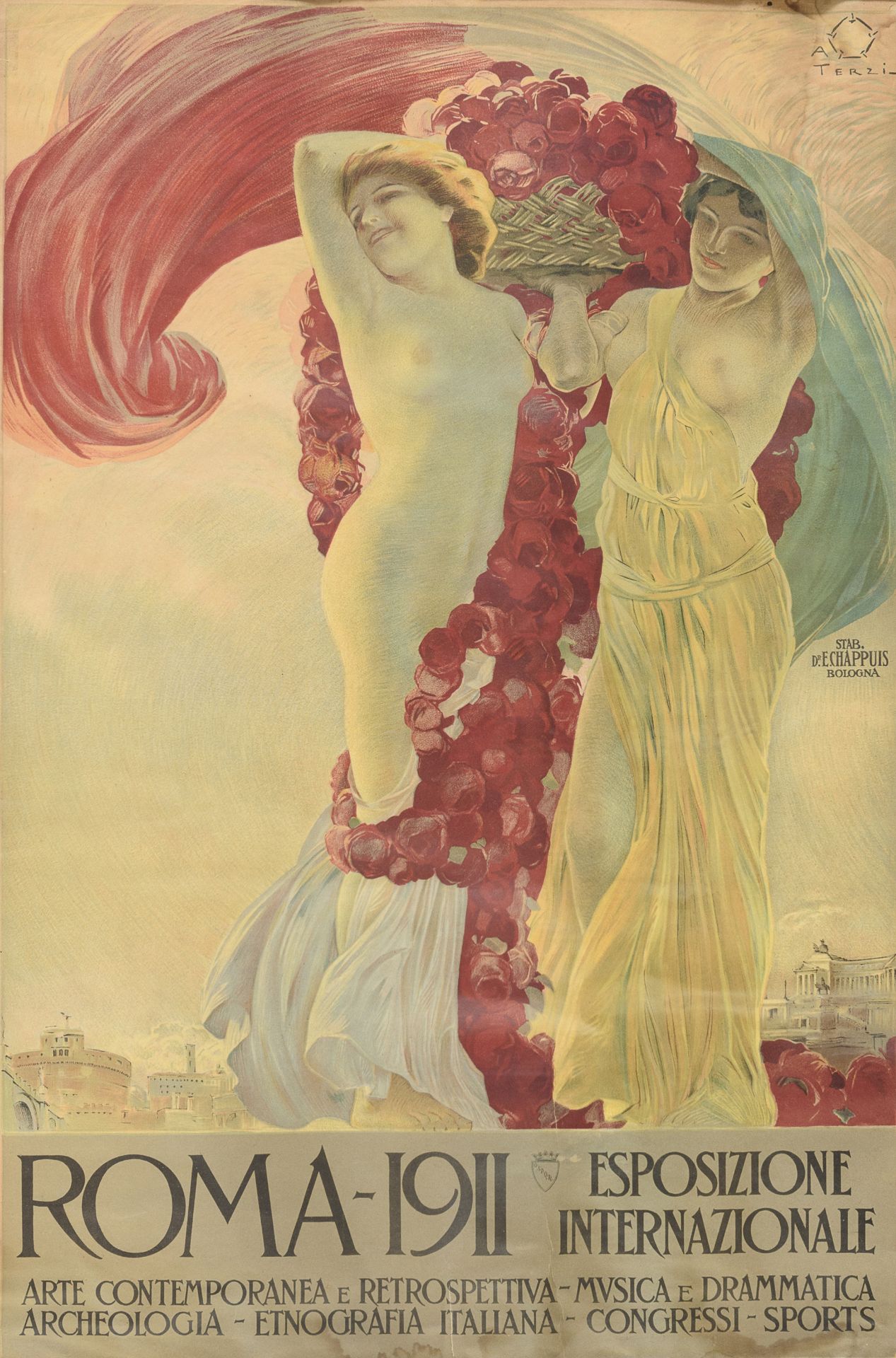 POSTER BY ALEARDO TERZI 1911
