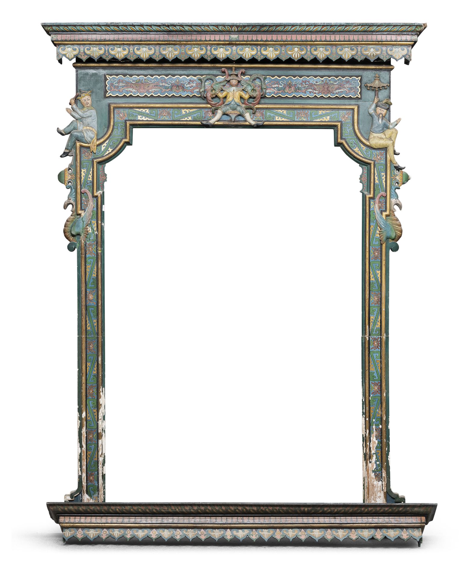 LACQUERED ARCH ITALIAN CHINOISERIE 1930s