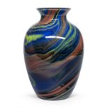 GLASS VASE MISSONI DESIGN 1980s