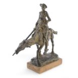 BRONZE DON QUIXOTE SCULPTURE BY PUBLIO MORBIDUCCI