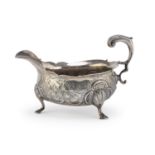 SILVER SAUCEBOAT LONDON 1746