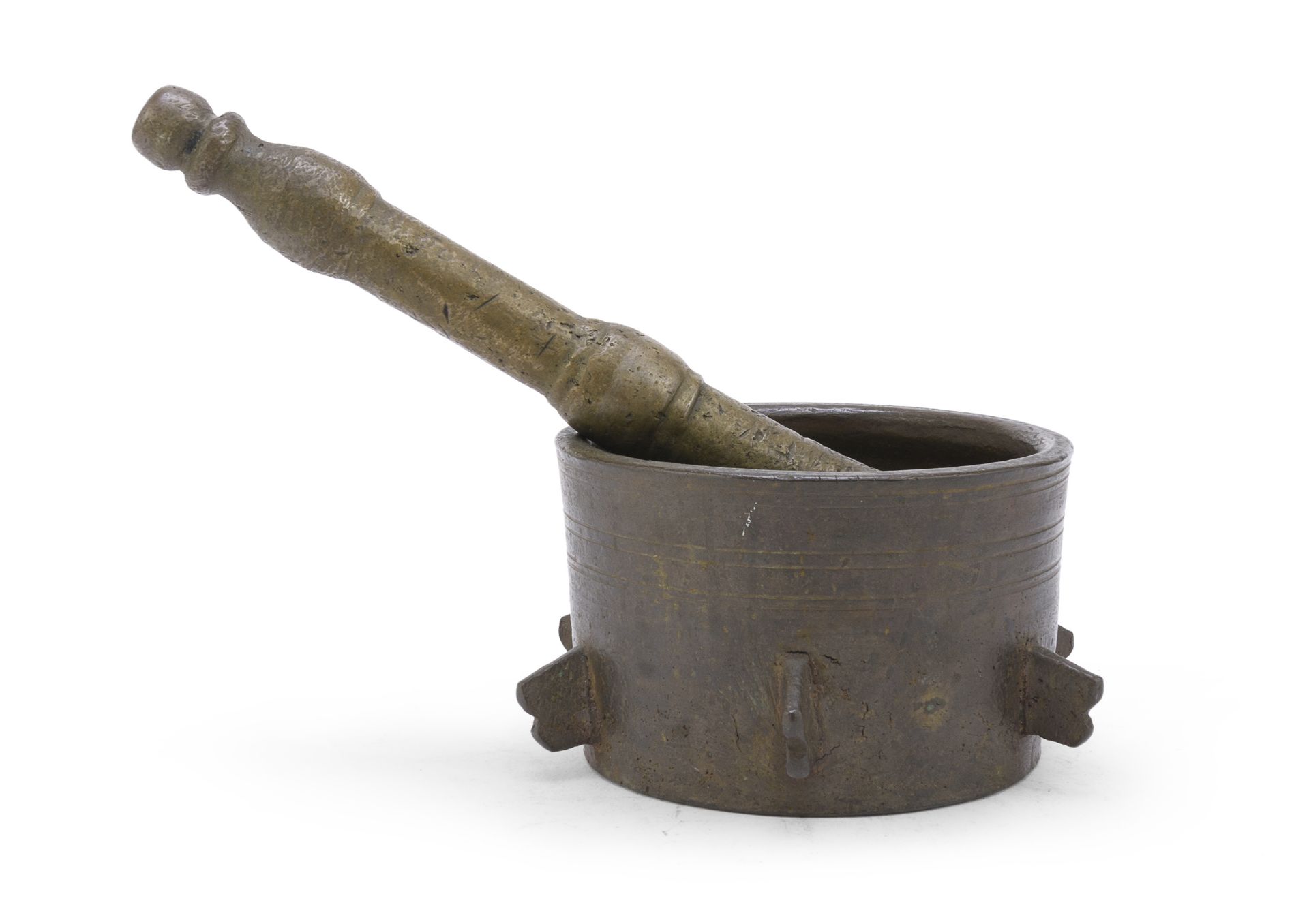 MORTAR WITH PESTLE 17th CENTURY