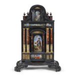 COIN CABINET IN EBONY AND ROSEWOOD NAPLES OR SICILY 18TH CENTURY