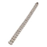 WHITE GOLD BRACELET WITH DIAMONDS