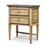 LACQUERED BEDSIDE TABLE MARCHE LATE 18TH CENTURY