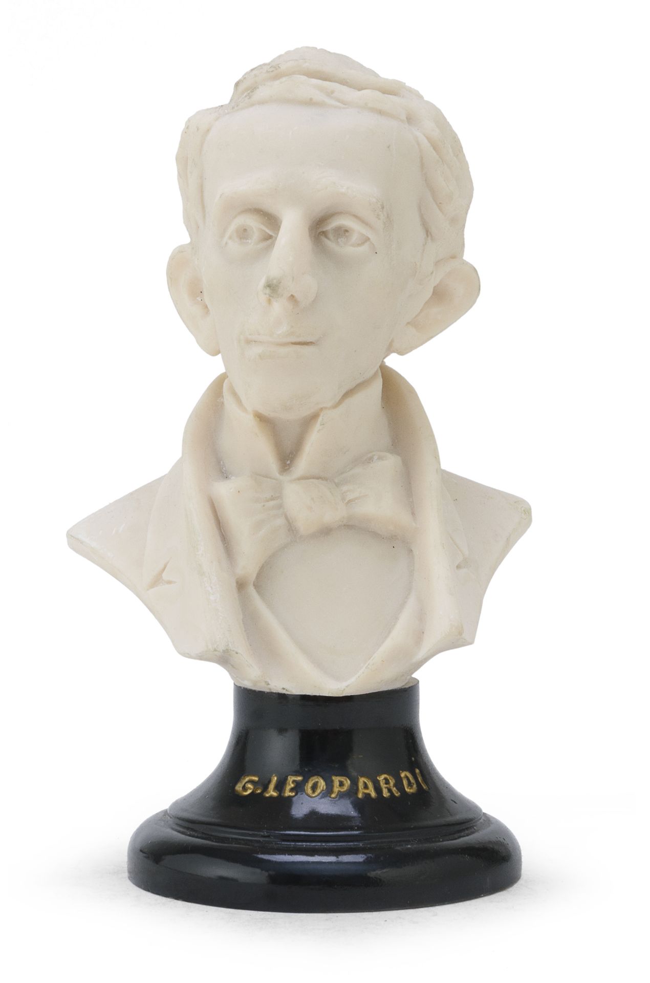 ALBASTER BUST OF GIACOMO LEOPARDI EARLY 20TH CENTURY