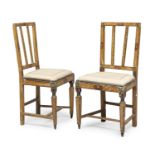 PAIR OF LACQUERED CHAIRS LATE 18th CENTURY BRANDS