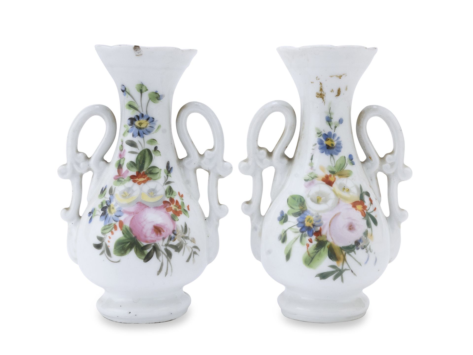 PAIR OF PORCELAIN VASES 19TH CENTURY