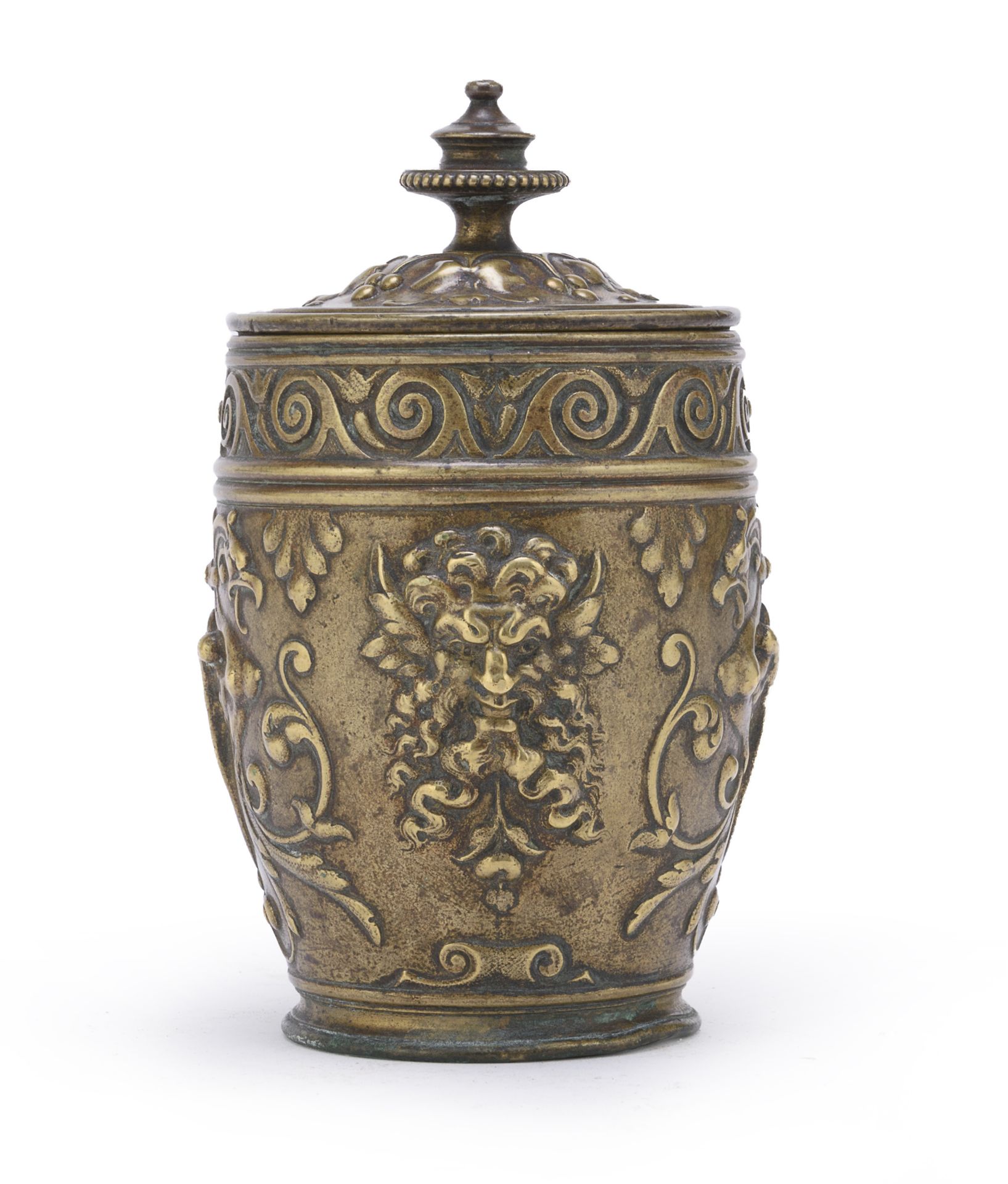 BRONZE CONTAINER PROBABLY BARBEDIENNE FRANCE 19TH CENTURY