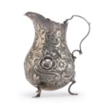 SILVER MILK PITCHER LONDON 19TH CENTURY