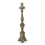 GILTWOOD CANDLESTICK LATE 18TH CENTURY