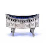 SMALL SILVER SALT CELLAR LONDON 1809