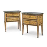 PAIR OF BEDSIDE TABLES MARCHE END OF THE 18TH CENTURY