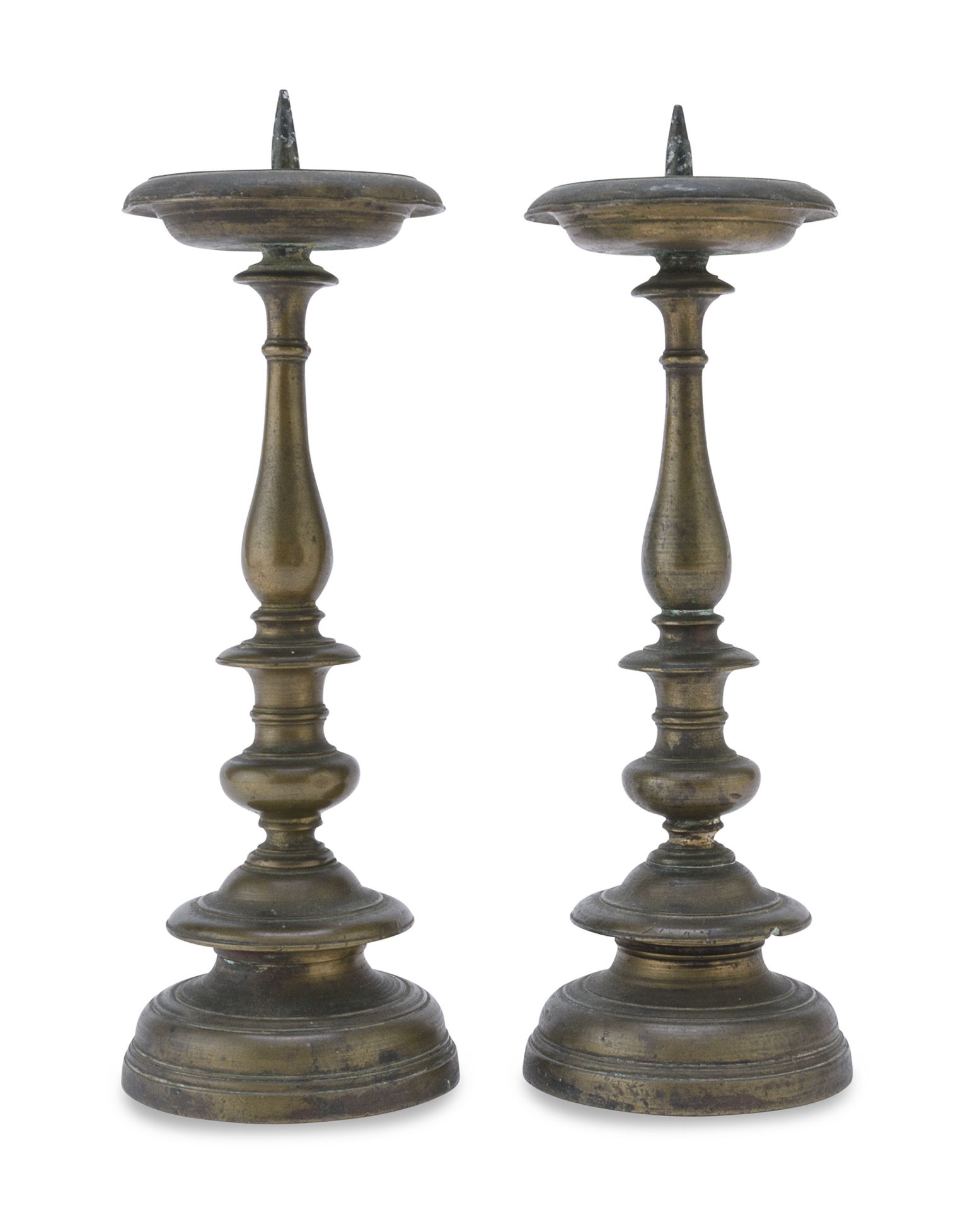 PAIR OF BRONZE CANDLESTICKS 18TH CENTURY