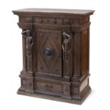 WALNUT CABINET PROBABLY LIGURIAN EARLY 18th CENTURY