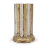 WOOD MODEL OF COLUMN SECTION WITH ANTIQUE ELEMENTS