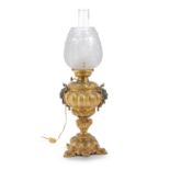 LAMP IN GILDED BRONZE 19TH CENTURY