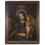 TUSCAN OIL PAINTING OF THE MADONNA 17TH CENTURY
