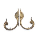 PAIR OF BRONZE CURTAIN RODS 18th CENTURY