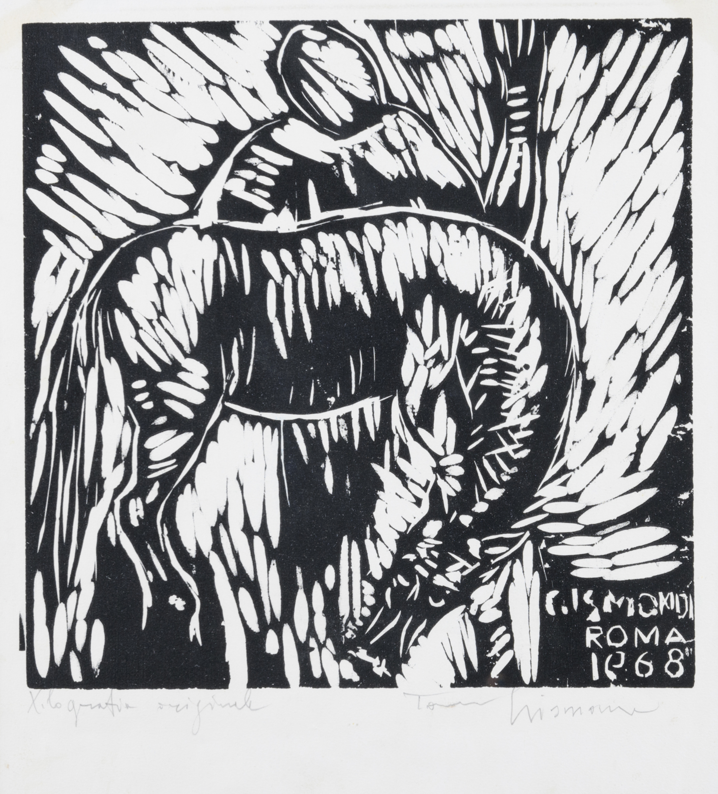 WOODCUT BY TOMMASO GISMONDI