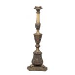 FLOOR CANDLESTICK IN LACQUERED WOOD 18th CENTURY