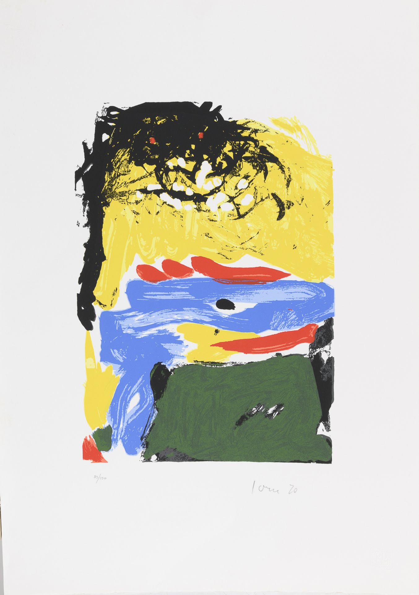 LITHOGRAPH BY ASGER JORN