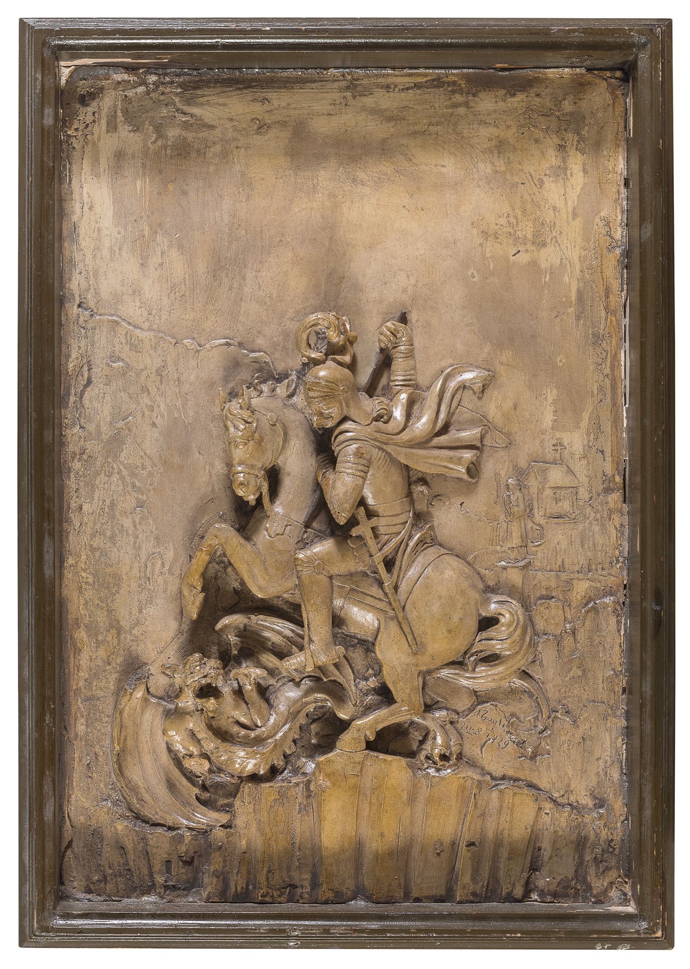 TERRACOTTA HIGH-RELIEF EARLY 20TH CENTURY