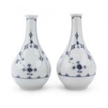 PAIR OF PORCELAIN VASES COPENHAGEN 20th CENTURY