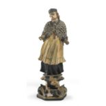 SAINT SCULPTURE SOUTHERN ITALY 18th CENTURY