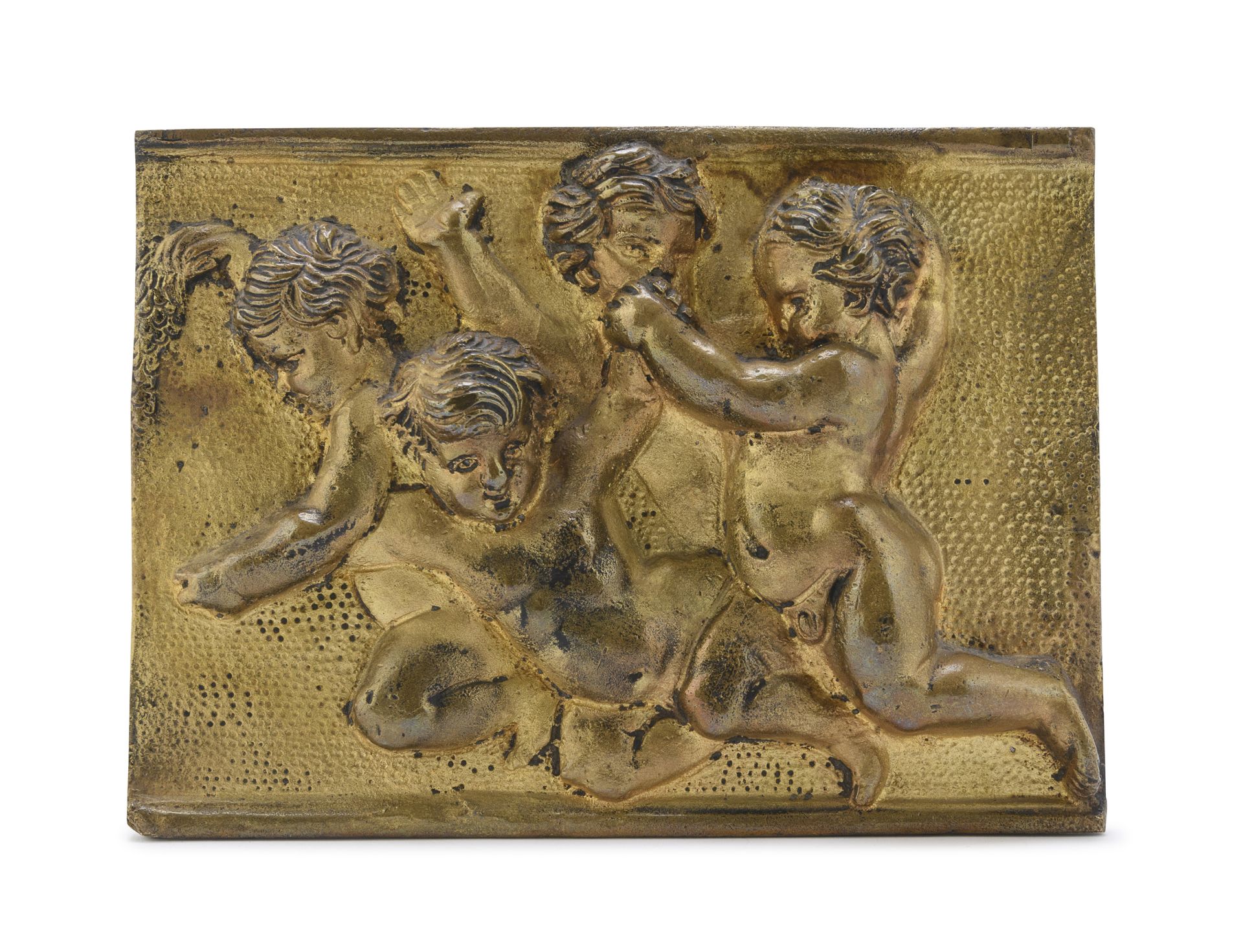 BAS-RELIEF IN GILDED BRONZE 18th CENTURY