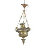 CHURCH LAMP IN GILDED METAL 18th CENTURY