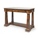 BEAUTIFUL MAHOGANY CONSOLE CARLO X PERIOD