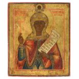 RUSSIAN TEMPERA ICON EARLY 19TH CENTURY