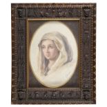 CARVED WALNUT FRAME BY LUIGI FROLLINI 19TH CENTURY