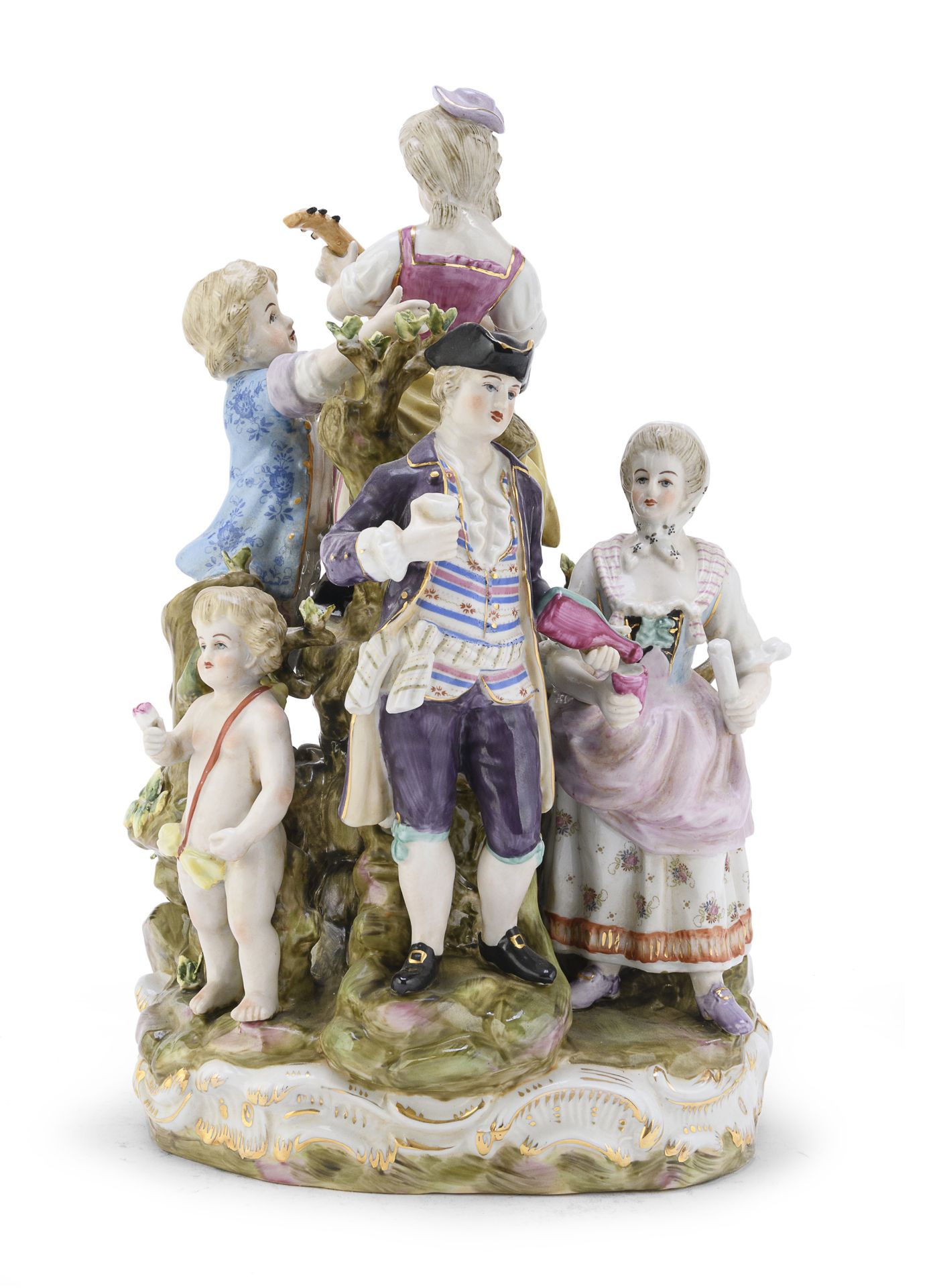 GROUP IN PORCELAIN PROBABLY GERMANY EARLY 20TH CENTURY - Image 2 of 3