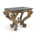 BEAUTIFUL CONSOLE IN GILTWOOD PROBABLY ROME LOUIS XIV PERIOD