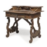 SMALL SANFILIPPO WALNUT DESK ANCIENT ELEMENTS