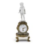 SMALL TABLE CLOCK CAGIATI 19th CENTURY